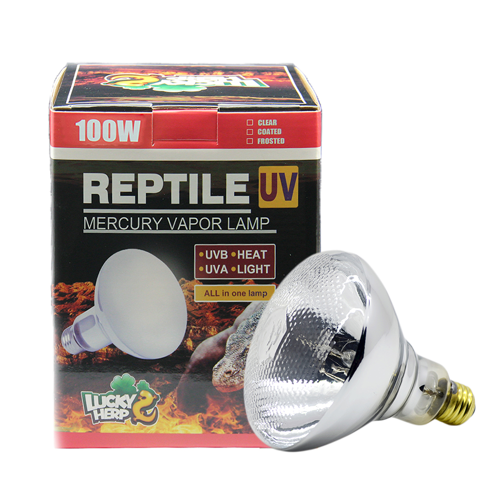 Reptile UVB Mercury Vapor Bulb 100W (Par38 Clear)